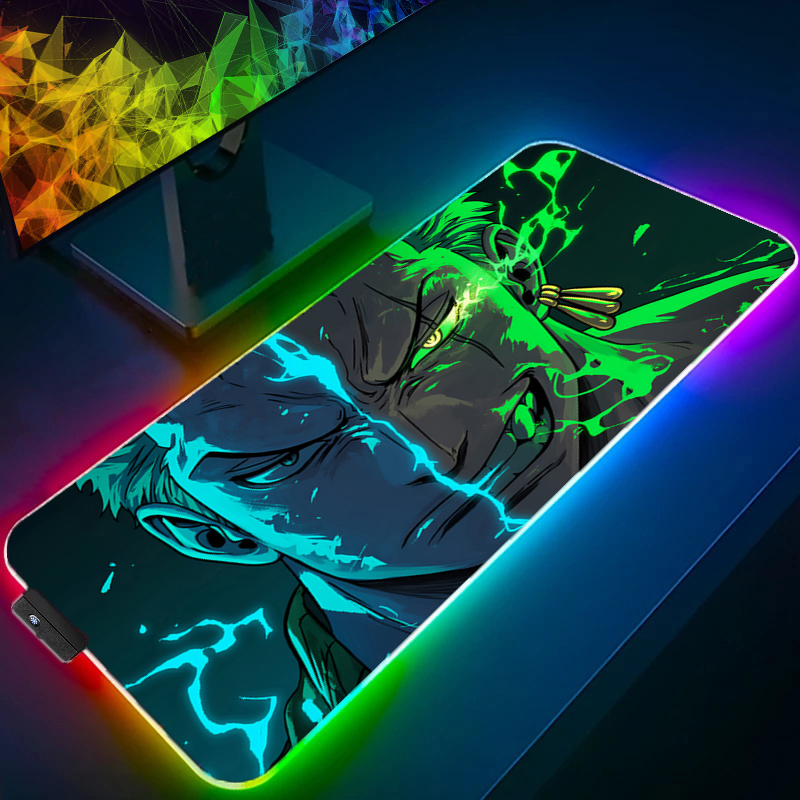 ONE PIECE Zoro Mouse Pad RGB A - Gaming Accessories For Gaming Setup recensione e prezzo