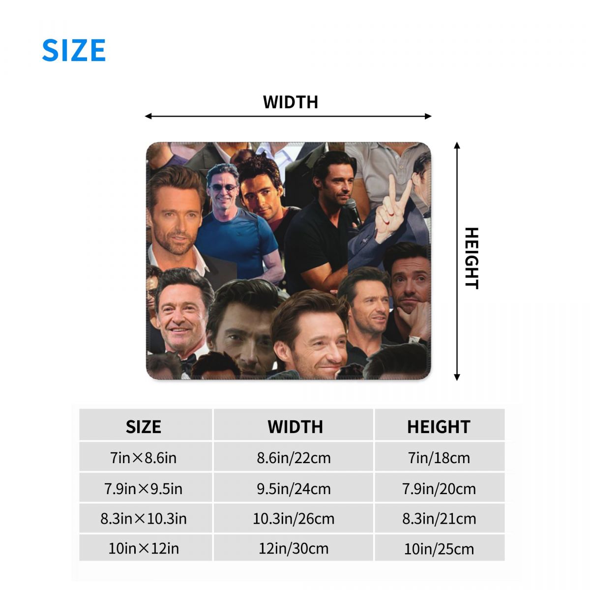 Hugh Jackman Collage di foto ( - Gaming Accessories Photo recensione e prezzo